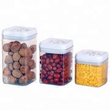 Clear acrylic food container with lid wholesale