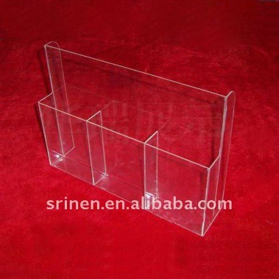 clear wall hanging plexiglass magazine and newspaper holder