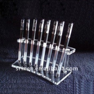 acrylic pen holder plexiglass pen rack perspex pen display