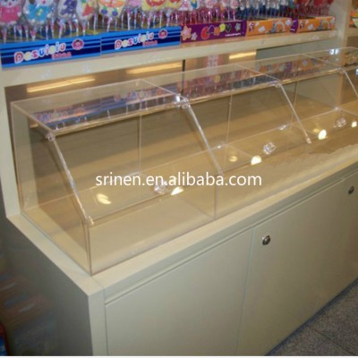 OEM cheap customized acrylic candy bins