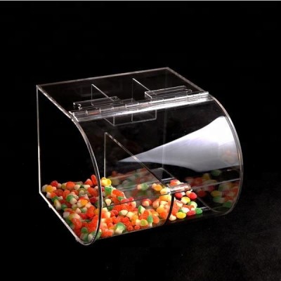 Clear acrylic candy storage container