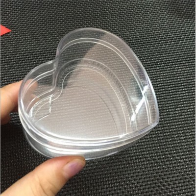 Elegant Design Small Plastic Heart Shape Storage Box For Candy Chocolate